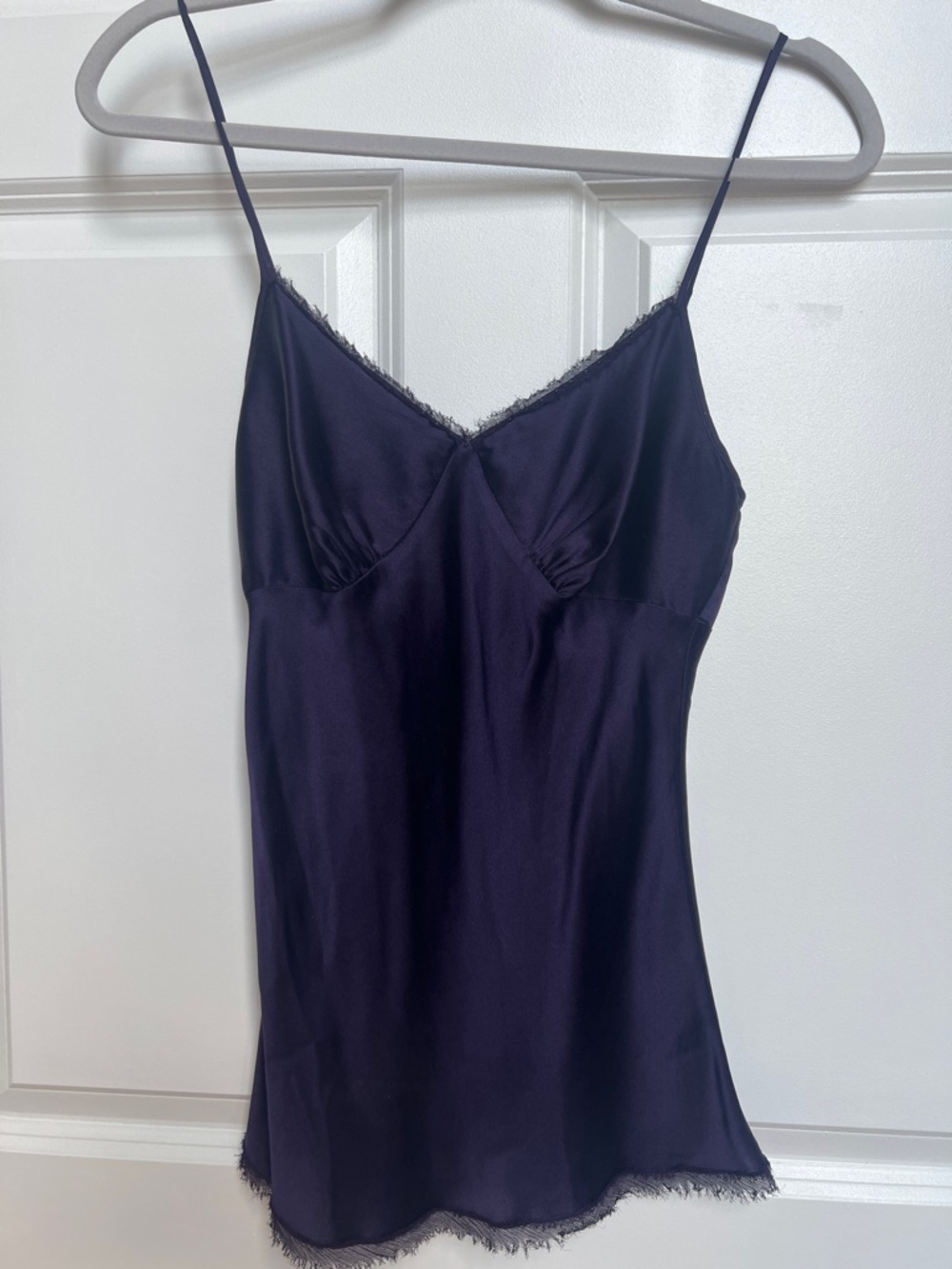 Express Design Studio Plum Satin Slip Dress